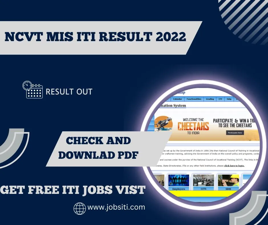 NCVT MIS ITI Result 2024 Download NCVT ITI Result