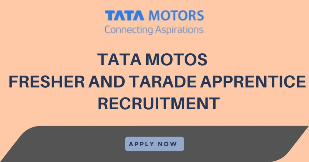 Tata Motors Apprentice Recruitment 2024 Online Form (Apply Now) 1 Tata Motors Apprentice Job Recruitment